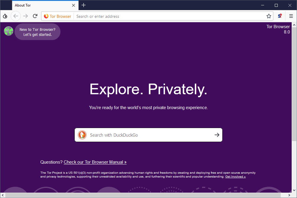 przeglądarka Tor